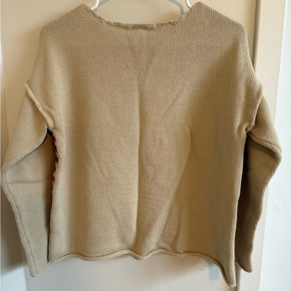 ⭐️3for10⭐️ Cotton Knit American Flag Americana Crewneck Pullover Women’s Medium - Picture 3 of 11